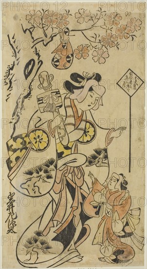 The Actor Iwai Sagenta I, c. 1701. Attributed to Torii Kiyonobu I.