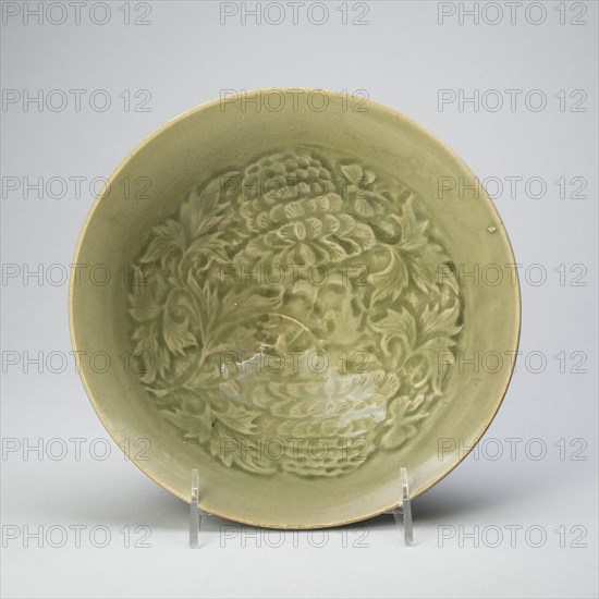 Conical Bowl with Peony Scroll, Jin dynasty, (1115-1234), early 12th century.