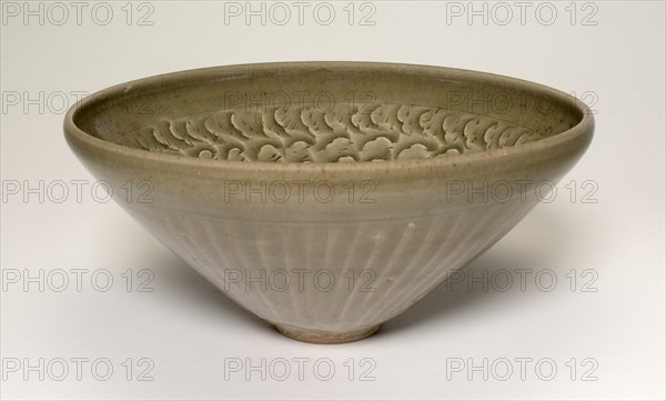 Deep Conical Bowl with Cloudlike Petals, Northern Song dynasty (960-1127), late 11th/early 12th century.