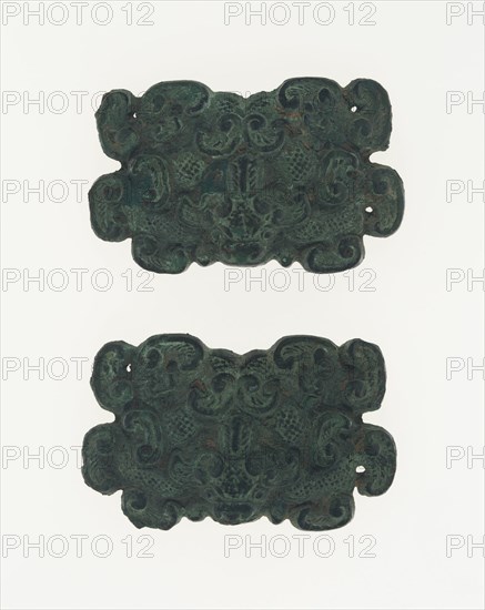 Pair of Ornaments, Eastern Zhou dynasty, Warring States period (480-221 B.C.), c. 4th/3rd century B.C.