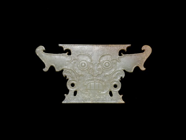 Plaque with Human Head, late Neolithic period, Shejiahe culture, c. 2500/2000 B.C.