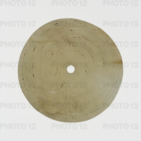 Pendant Disc, Western Zhou period, 10th/9th century B.C.