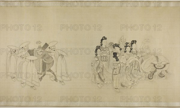 Barbarian Envoys Presenting Tribute, Qing dynasty (1644-1911), c. 1850/1900.