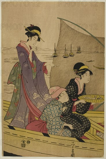 Women on a Fishing Boat, c. 1780/1800.