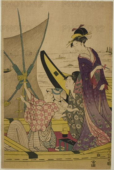 Women on a Fishing Boat, c. 1780/1800.