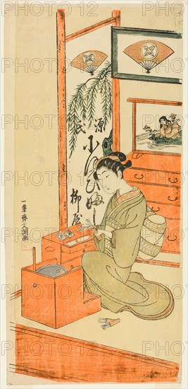 Ofuji of the Yanagi Shop, c. 1769.