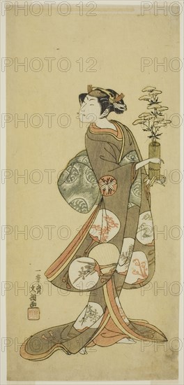 The Actor Yamashita Kyonosuke I in a Female Role, c. 1769.