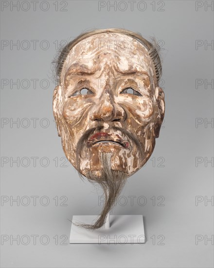 Asakurajô (Old Man Asakura) Noh mask, 16th century.