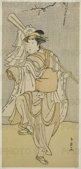 The Actor Segawa Kikunojo III as Osaku in the Play Sayo no Nakayama Hiiki no Tsurigane, Performed at the Nakamura Theater in the Eleventh Month, 1790, c. 1790.