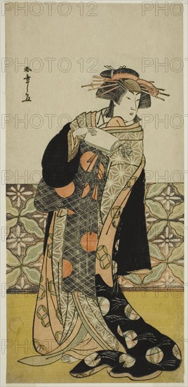 The Actor Nakamura Riko I in an Unidentified Role, Japan, c. 1780.