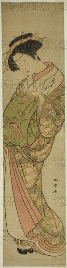 A Courtesan of the Matsubaya House, Japan, mid-late 1770s.