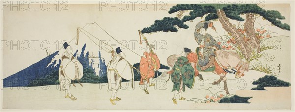 The Eastern Journey of the Celebrated Poet Ariwara no Narihira, Japan, c. 1806.