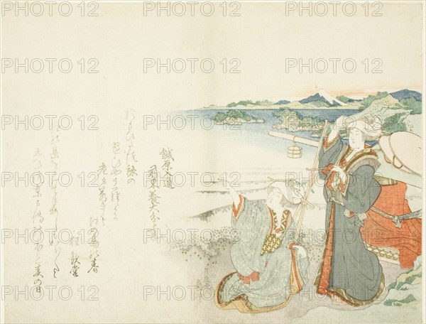 Pilgrimage to Enoshima, Japan, c. 1821.