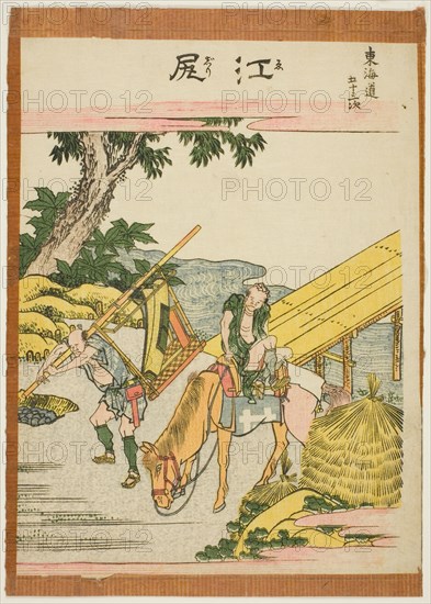 Ejiri, from the series "Fifty-three Stations of the Tokaido (Tokaido gojusan tsugi)", Japan, c. 1806.