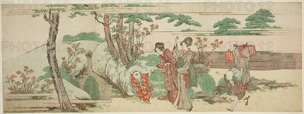 Women and children out for a picnic, Japan, n.d.
