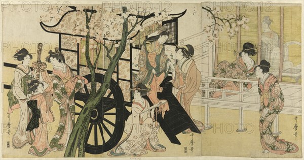 An Imperial Carriage, Japan, c. 1801/04.