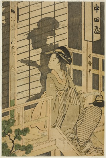 The Nakadaya teahouse, Japan, c. 1794/95.