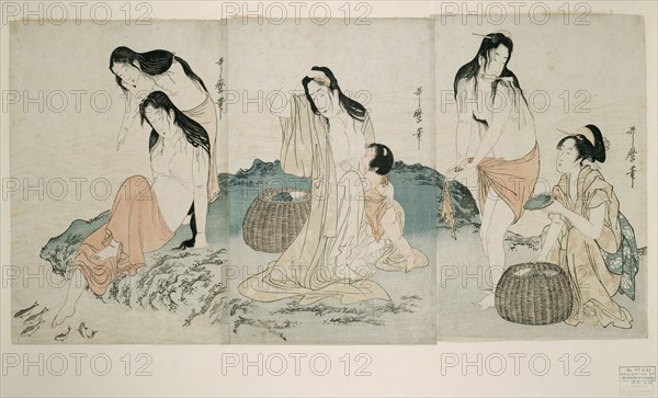 Abalone Divers, Japan, c. 1797/98.