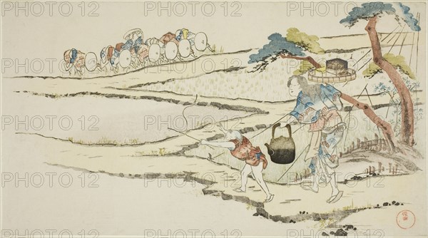 Taking Food to Rice Planters, Japan, late 18th/early 19th century.