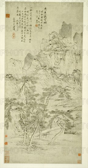 Landscape: Beautiful Scenery Frozen in Mist, China, Qing dynasty (1644-1911), 18th century.