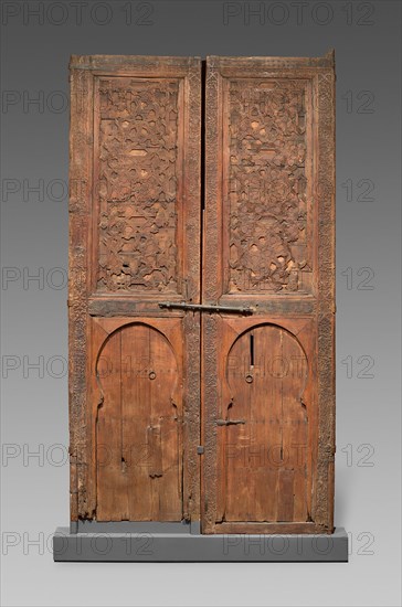 Pair of doors, Morocco, Marinid Dynasty, 14th century.