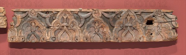 Fragment of an architectural molding, Morocco, Marinid dynasty (1244-1465), 14th century.