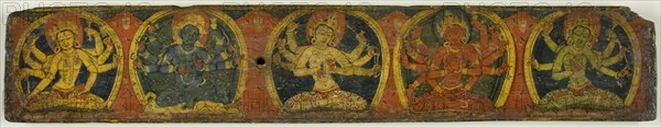 Manuscript Cover from the Fiive Protectors (Pancharaksha), 12th century.