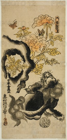 Lion and Peonies, c. 1720/25.