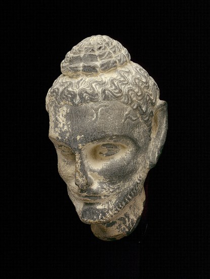 Head of Emaciated Siddhartha, 2nd/3rd century. Ancient region of Gandhara (modern Pakistan).