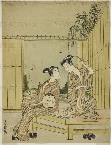 Young Couple Enjoying the Cool of Evening, c. 1771/72.