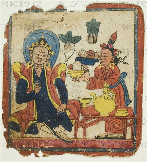 Image from a Set of Initiation Cards (Tsakali), 14th/15th century.