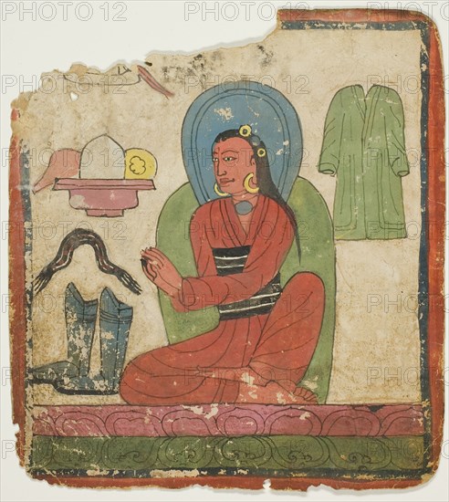 Image from a Set of Initiation Cards (Tsakali), 14th/15th century.