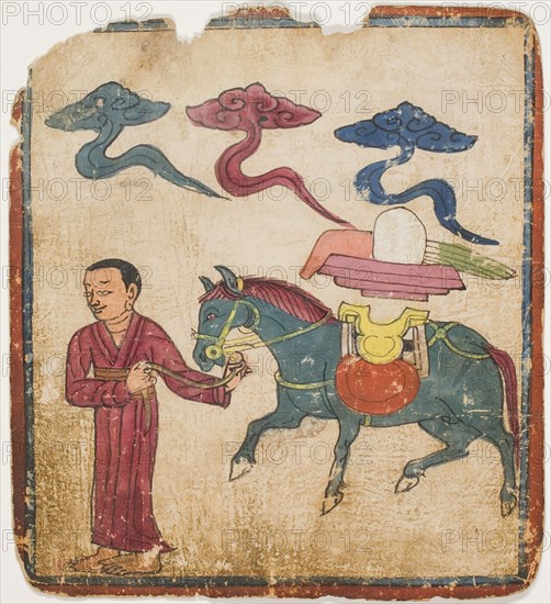 Image from a Set of Initiation Cards (Tsakali), 14th/15th century.