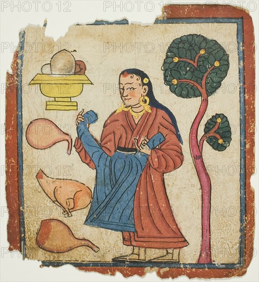 Image from a Set of Initiation Cards (Tsakali), 14th/15th century.