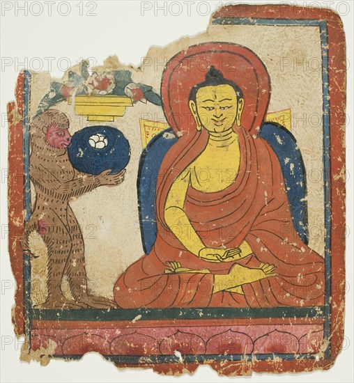 Image from a Set of Initiation Cards (Tsakali), 14th/15th century.