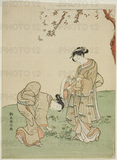 Gathering Spring Flowers, c. 1767.