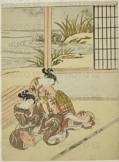 Two Women Strugging for a Fan, c. 1767/68.