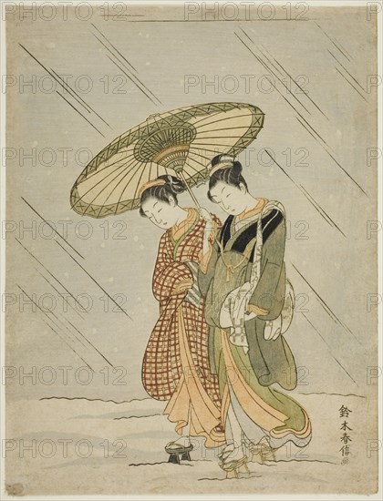 Snow on the Way Back from the Public Bath, c. 1766/67.