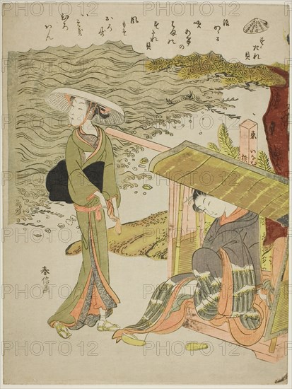 The Bamboo-Blind Shell (Sudaregai), from an untitled series of shells, c. 1769.