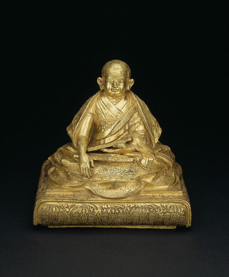 Portrait of the Great Fifth Dalai Lama, 18th century.