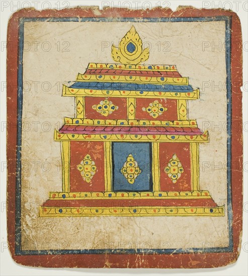 Image from a Set of Initiation Cards (Tsakali), 14th/15th century.