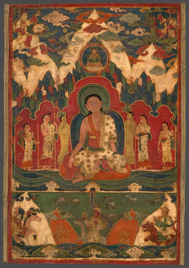 Milarepa on Mount Kailash, c. 1500.