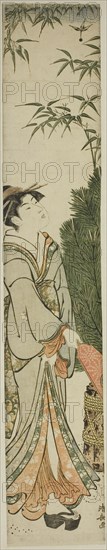 Geisha Playing Battledore and Shuttlecock, c. 1783.