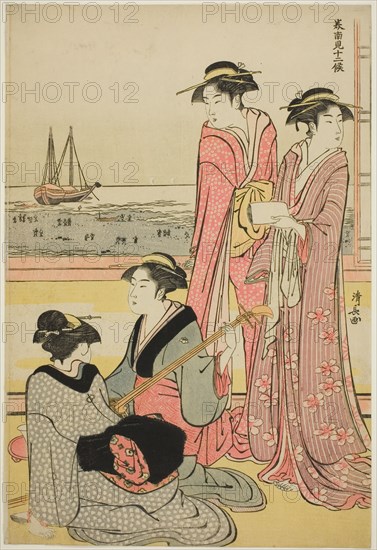 The Fourth Month, from the series "Twelve Months in the South (Minami juni ko)", c. 1784.