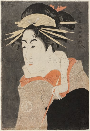 The actor Matsumoto Yonesaburo as Shinobu in the guise of the courtesan Kewaizaka no Shosho, 1794.