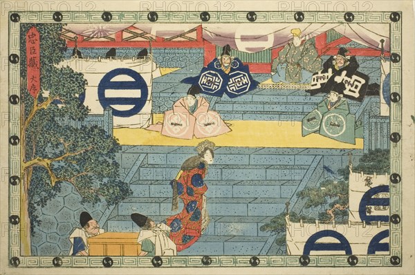 Act 1 (Daijo), from the series "The Revenge of the Loyal Retainers (Chushingura)", c. 1834/39.