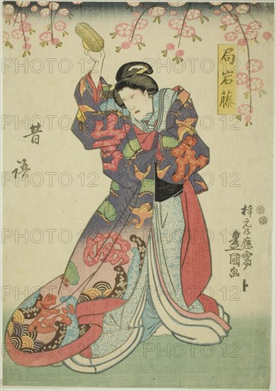 The actor Sawamura Sojuro V as Tsubone Iwafuji, 1847.