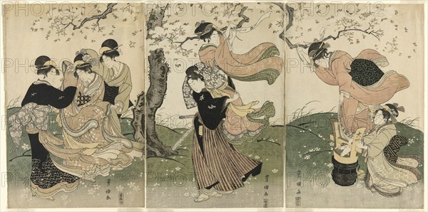 A Windy Day under the Cherry Trees, c. 1797.