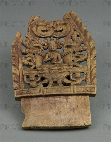 Crown Panel Depicting a Tathaghata, 12th century.