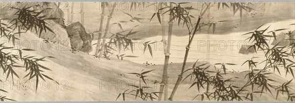Bamboo-Covered Stream in Spring Rain, Ming dynasty (1368-1644), dated 1441.